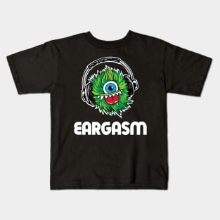 eargasm - funny music monster / creature Kids T-Shirt